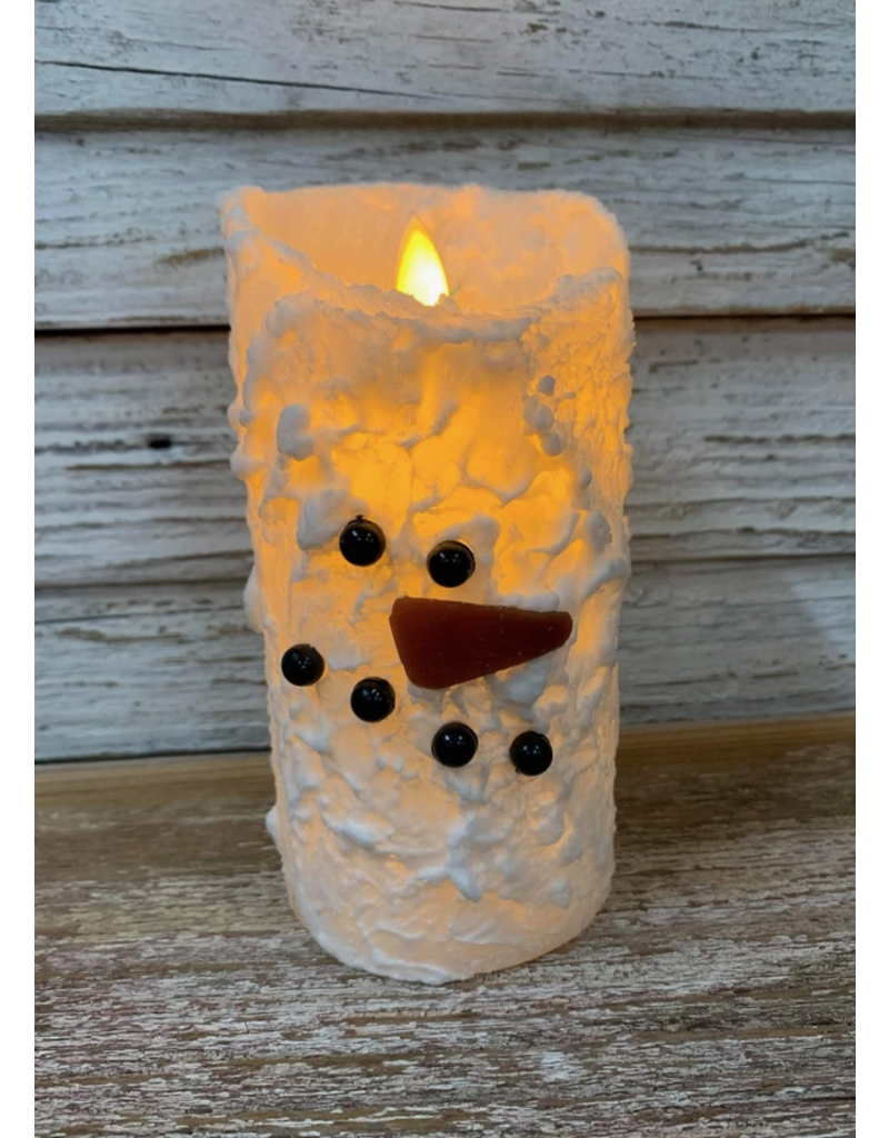 WS Home Decor Snowman LED Candle