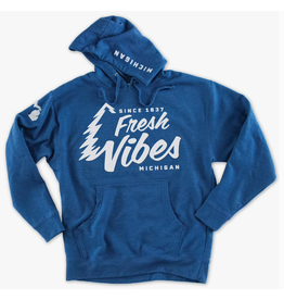 Independent Trading Royal Blue MI Fresh Vibes Hoodie (S-2XL)