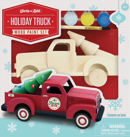 Masterpieces Holiday Truck Wood Paint Set