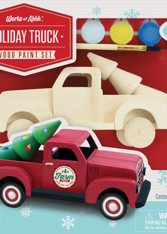 Masterpieces Holiday Truck Wood Paint Set