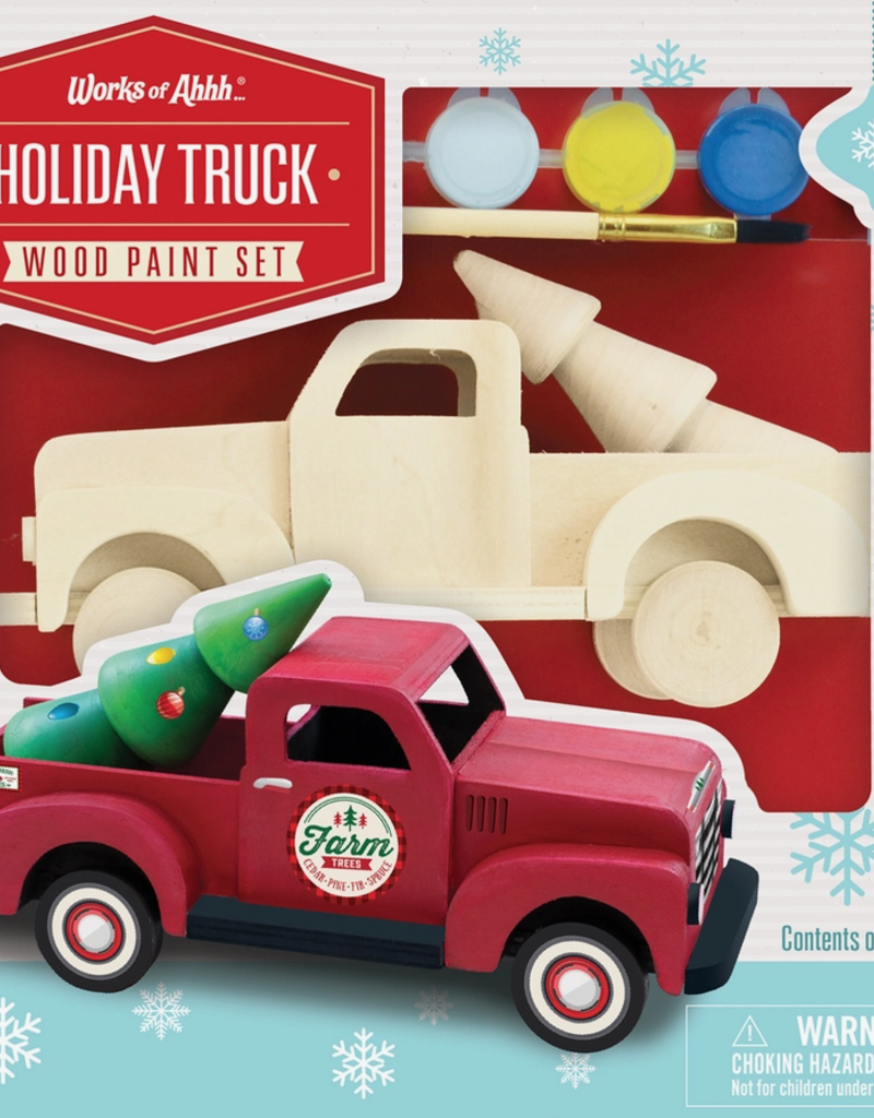 Masterpieces Holiday Truck Wood Paint Set