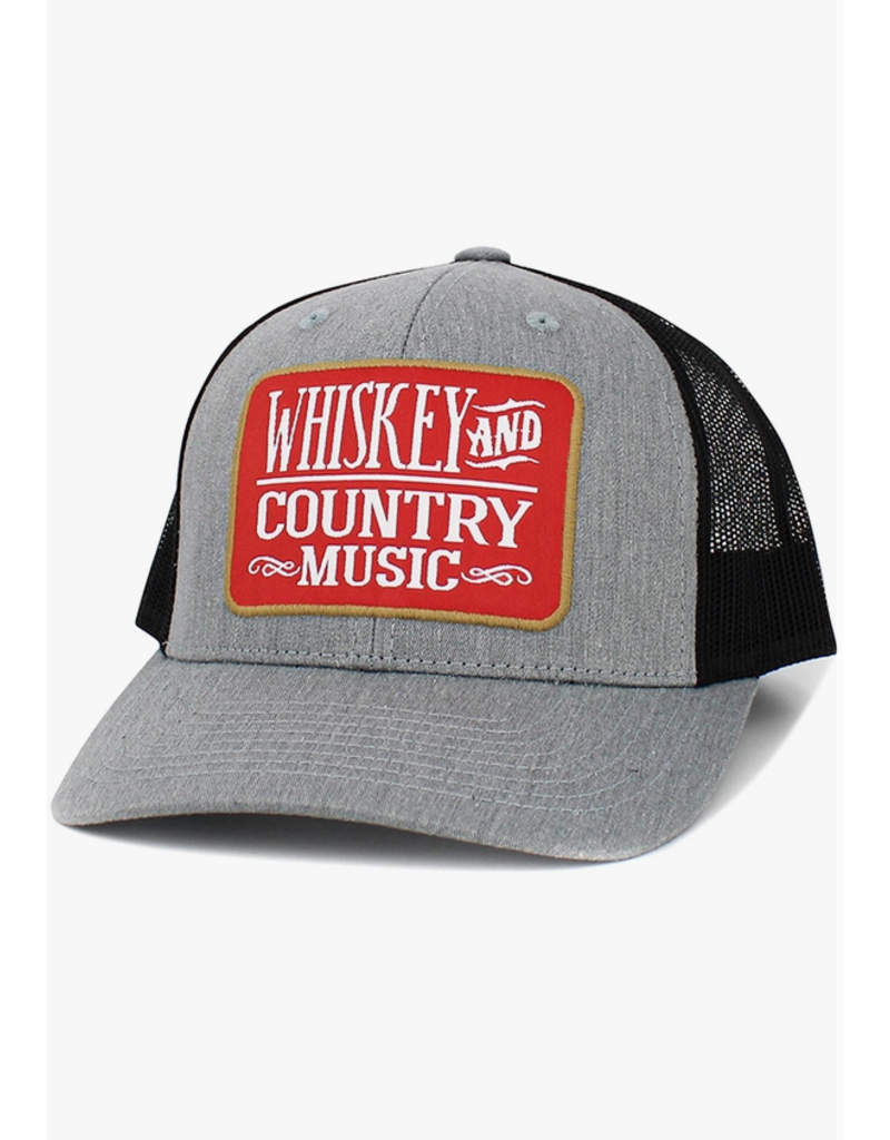 Hana Gray Whiskey & Country Music Snapback Hat