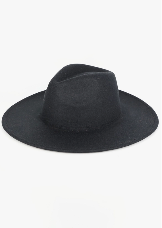 Hana Black Panama Hat