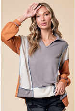 Lovely Melody From Fall to Winter V-Neck Top (S-3XL)