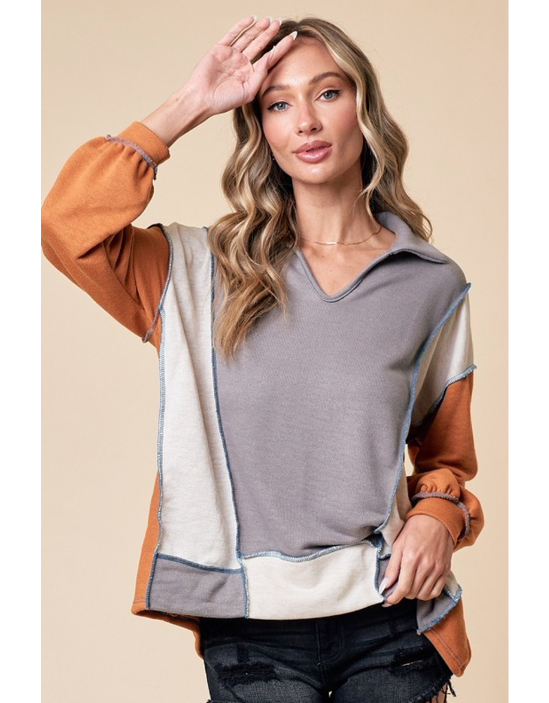 Lovely Melody From Fall to Winter V-Neck Top (S-3XL)