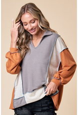 Lovely Melody From Fall to Winter V-Neck Top (S-3XL)