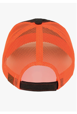 Hana CC Neon Orange & Black Mesh Hat