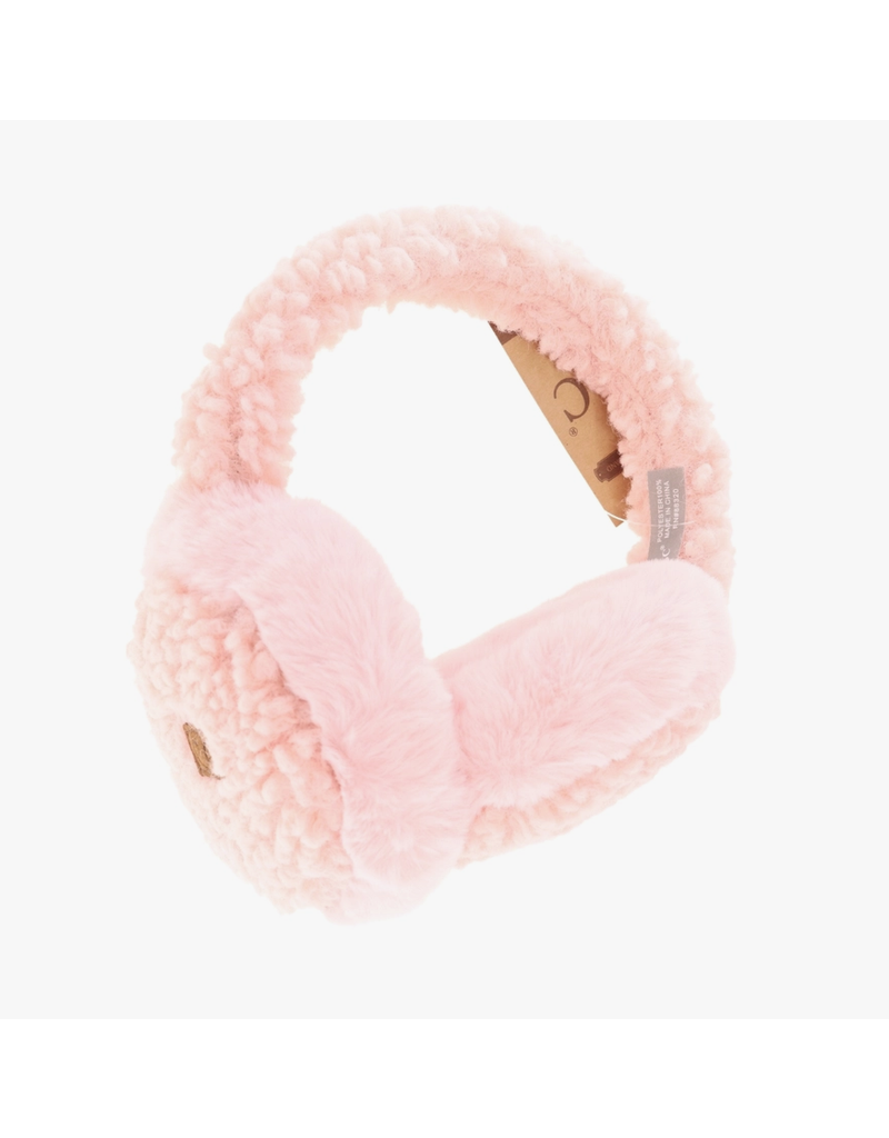 C.C. C.C. Sherpa Earmuffs (Pink)