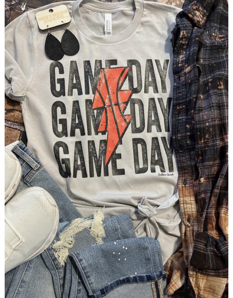 Bella Canvas Basketball Game Day Lightning Tee (S-2XL)