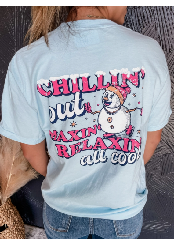 Comfort Color Ice Blue Relaxin' All Cool Tee (S-2XL)