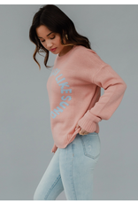 Panache Pink Easy Like A Sunday Morning Sweater (S-XL)