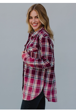 Panache Winter Burgundy Flannel (S-XL)