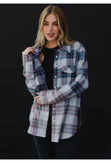 Panache Winter Blue & Gray Flannel (S-XL)