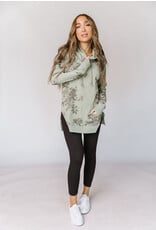 AMPERSAND AVE Ampersand Ave Sunday Brunch Sideslit Tunic Hoodie (XS-2XL)