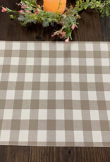 WS Home Decor Brown Check Placemat 13"x19" *SALE*