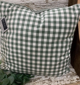 WS Home Decor Grey Gingham 20"x20" Pillow
