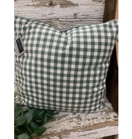 WS Home Decor Grey Gingham 20"x20" Pillow (Local P/U Only)