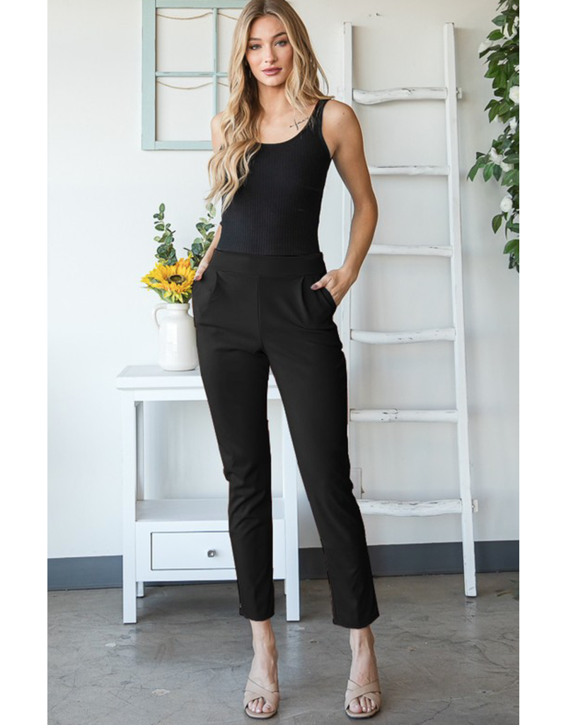 Heimish USA Black Straight Fit Dress Pants (S-3XL)