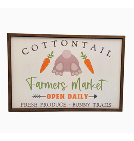 Driftless Studios 12"x18" Cottontail Sign (Local P/U Only)