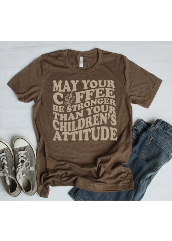 Bella Canvas Coffee Stronger Tee (XL Only)