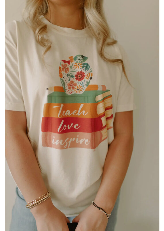 Comfort Color *PRE-ORDER 5/1* Ivory Teach Love Inspire Tee (S-3XL)
