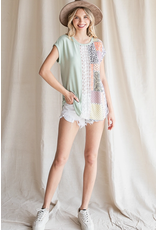7th Ray Sage Lace Spring Top (S-XL)