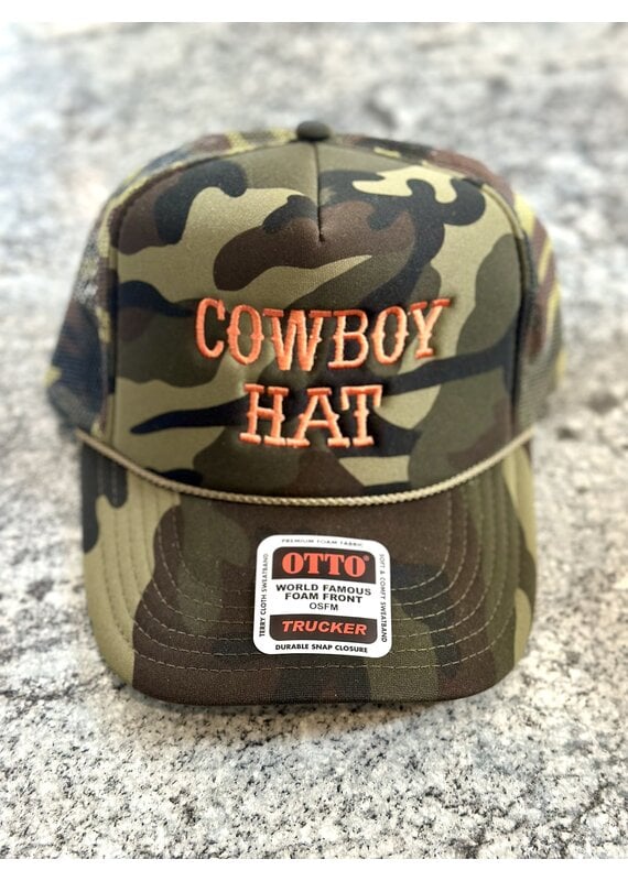 Otto Camo "Cowboy Hat" Trucker Hat