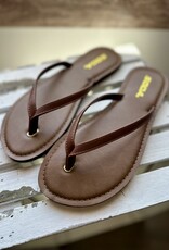 Soda Brand Soda Brand Brown Strap Sandals (6 & 10 Only)