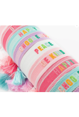Cleary Lane Positive Embroidered Bracelets