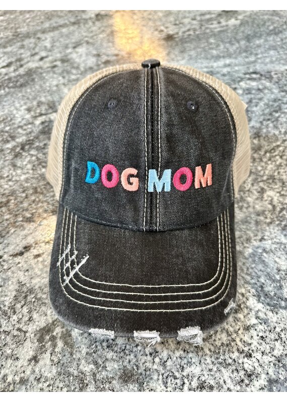 Katydid Dog Mom Embroidered Hat