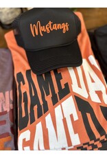 Friday Night Wives Black Mustangs Puff Ink Trucker Hat