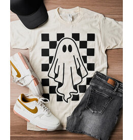 Tultex Checkered Ghost Tee (S-3XL)