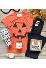 Tultex Orange Jack-O-Lantern Tee (S-3XL)