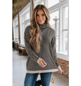 Liam & Co Olivia Striped Oversized Sweater (S-XL)