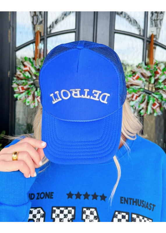 Poppy & Pine Upside Down Detroit Trucker Hat