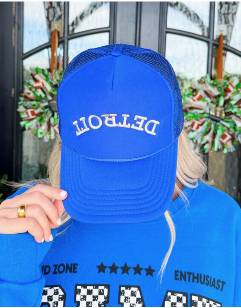 Poppy & Pine Upside Down Detroit Trucker Hat