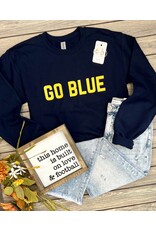 Gildan Michigan Go Blue Crew (S-3XL)