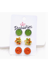 Doohickies Autumn Succulent Earring Trio