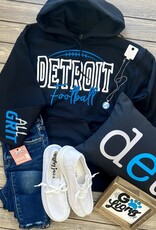 Gildan *PRE-ORDER* '24 Detroit Football Black Crew/Hoodie/LS (S-4XL)
