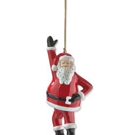 TAG TAG Hand Up Dancing Santa Ornament
