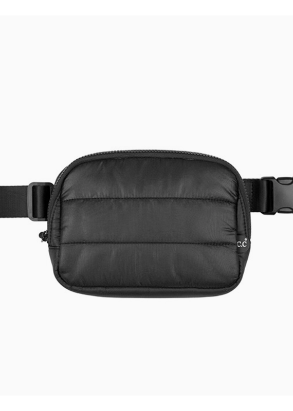 C.C. Black C.C. Puffer Fanny Pack