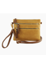 Handbag Factory Corp Abby Mini Crossbody (Mint/Camel)