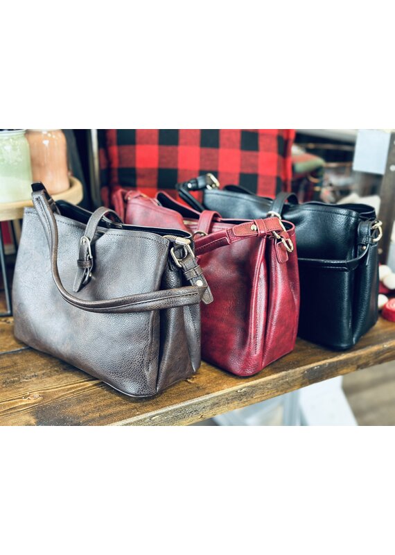 Handbag Factory Corp *PRICE DROP* Boho Buckle Bag (Black/Chocolate/Tan/Burgundy)
