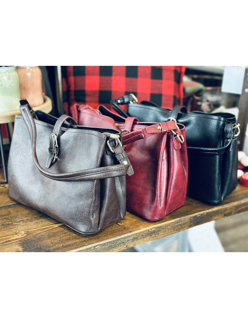 Handbag Factory Corp *PRICE DROP* Boho Buckle Bag (Black/Chocolate/Tan/Burgundy)