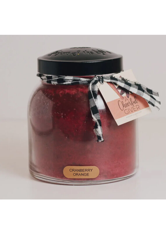 A Cheerful Giver 34oz Cheerful Cranberry Orange Candle