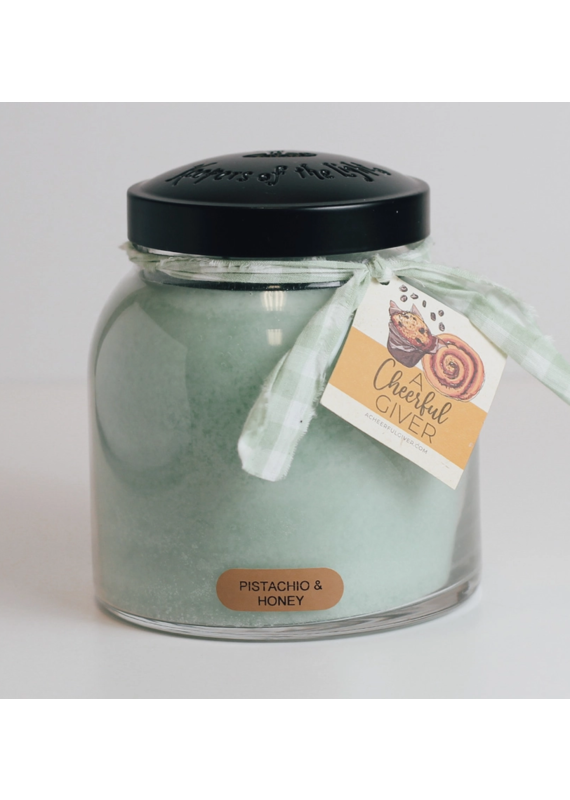A Cheerful Giver 34oz Pistachio & Honey Candle