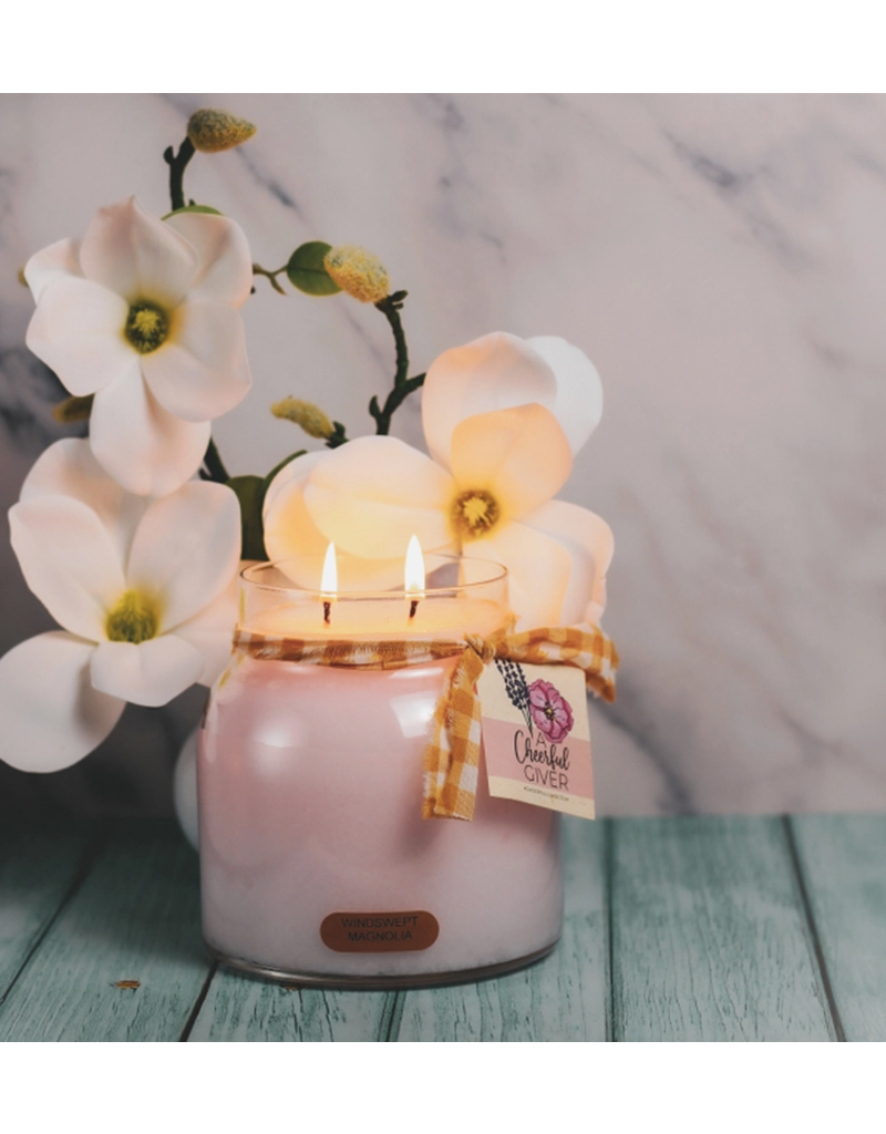 A Cheerful Giver 34oz Windswept Magnolia Candle