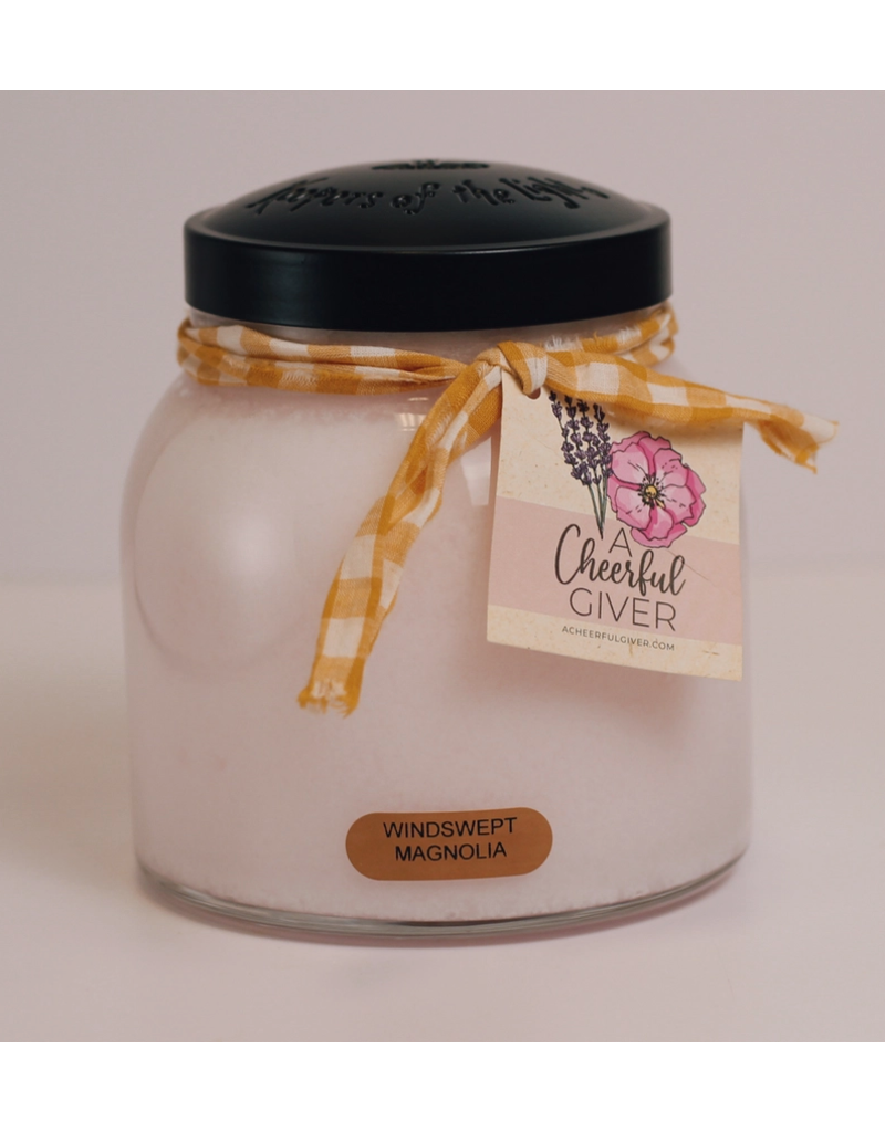 A Cheerful Giver 34oz Windswept Magnolia Candle