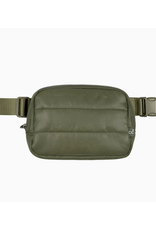 C.C. Olive C.C. Puffer Fanny Pack