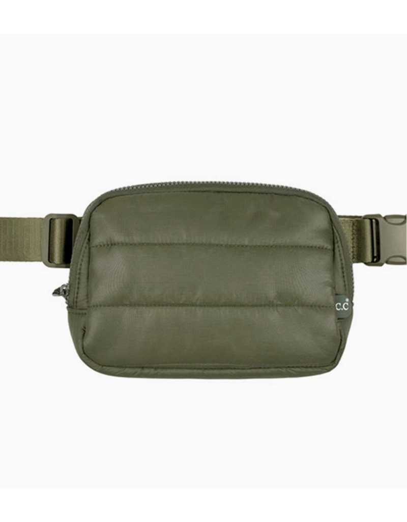 C.C. Olive C.C. Puffer Fanny Pack